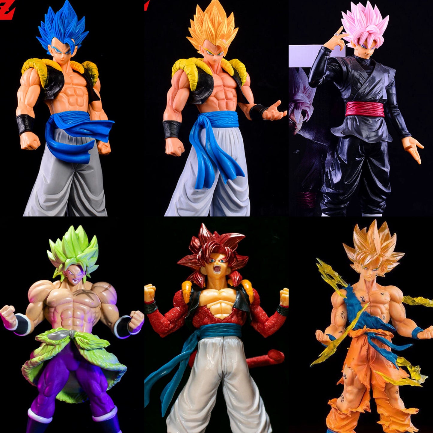 Dragon Ball Model Hand-Made Anime Sun Wukong Vegeta Super Saiyan Martial Arts Club Super Three Four Limited Group