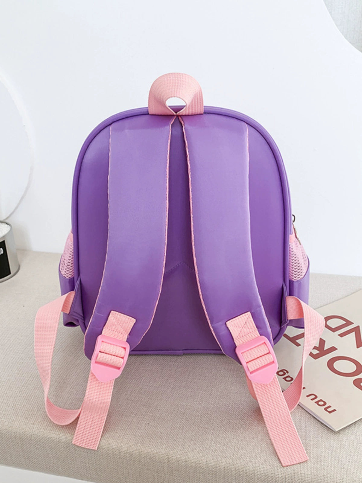 Burden-Reducing Kindergarten Boy's Western Style Schoolbag Cartoon Spider Car Waterproof Little Princess Girls' Backpack Lightweight