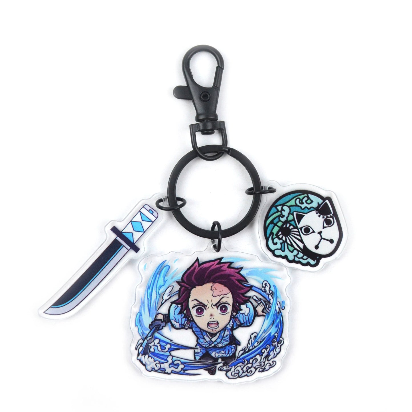 Kimetsu No Yaiba Ghost Killing Acrylic Keychain Anime Peripheral Secondary Dimension Hanging Piece Pendant Standee