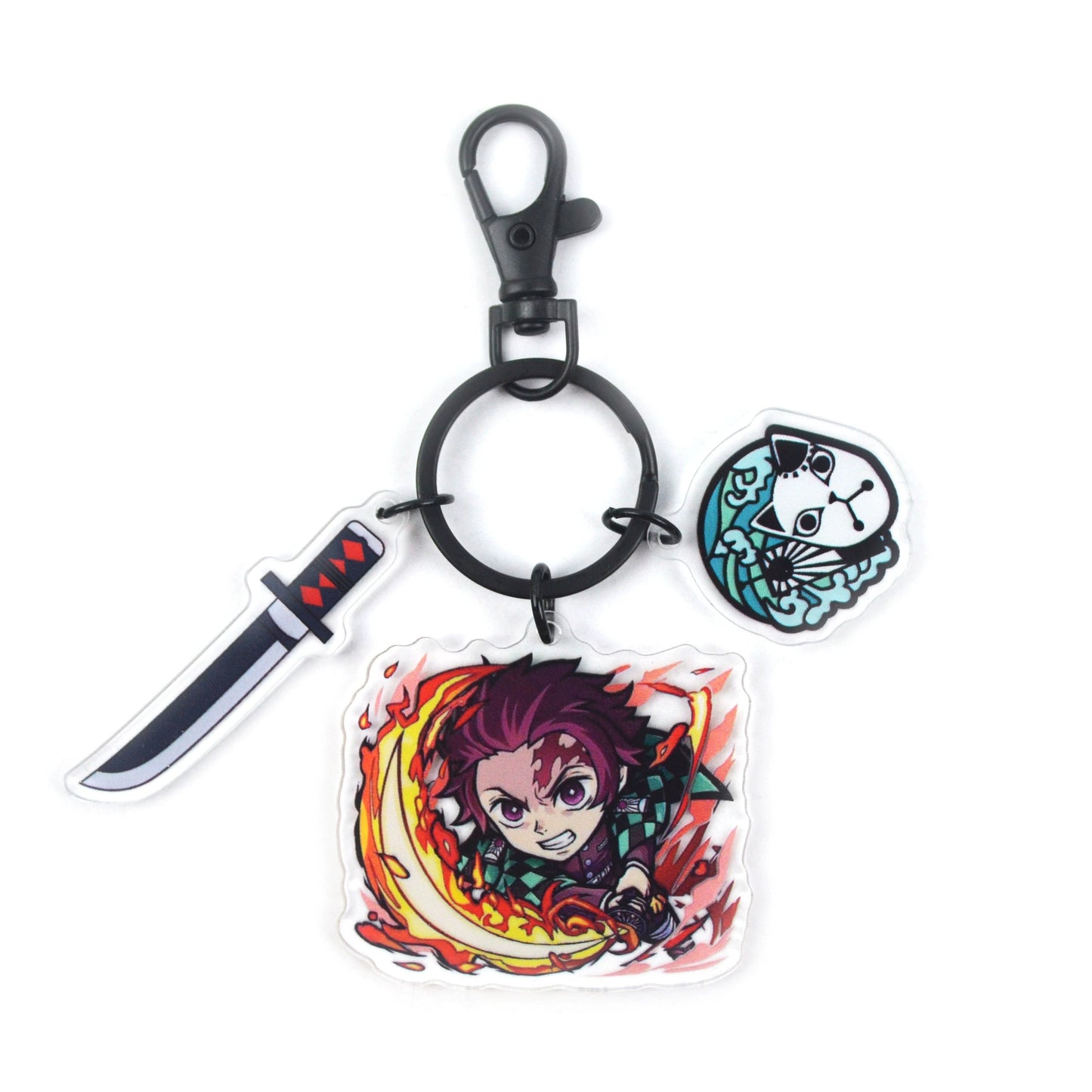 Kimetsu No Yaiba Ghost Killing Acrylic Keychain Anime Peripheral Secondary Dimension Hanging Piece Pendant Standee