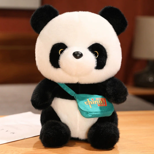 National Treasure Giant Panda Doll Plush Toys New Sichuan Tourist Souvenir Doll Lesser Panda Ragdoll