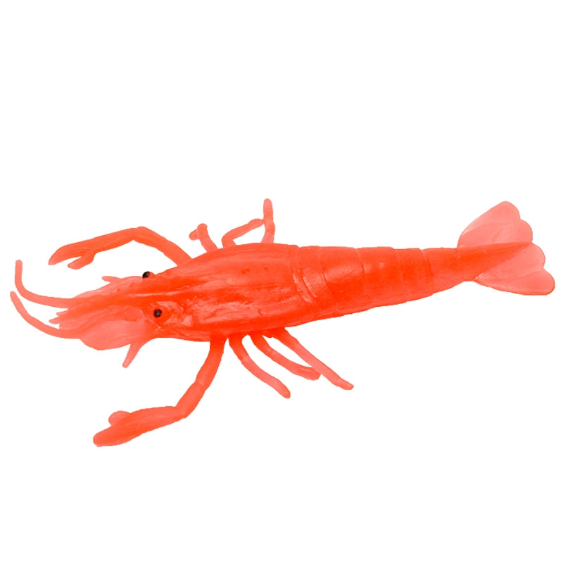 Soft Rubber Simulation Small Goldfish River Shrimp Octopus Crab Turtle Kindergarten Children's Toy Static Marine Animal Model