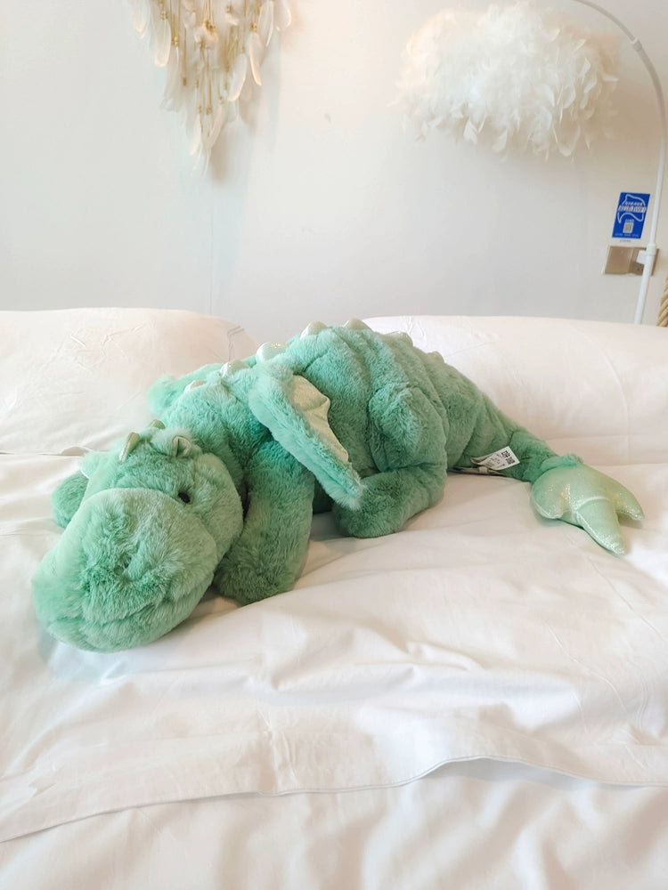 Little Flying Dragon Doll Sleep Pillow Stuffed Toy Dinosaur Sleep Hug Doll Girl Bed Dragon Year Mascot