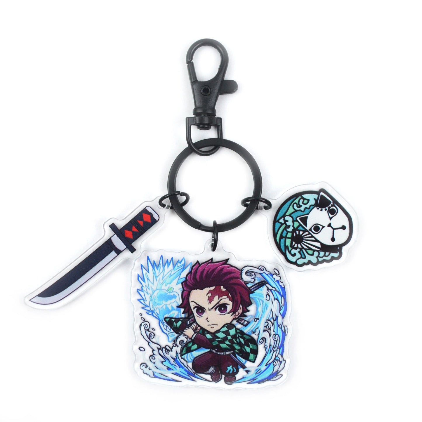 Kimetsu No Yaiba Ghost Killing Acrylic Keychain Anime Peripheral Secondary Dimension Hanging Piece Pendant Standee