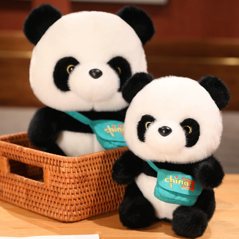 National Treasure Giant Panda Doll Plush Toys New Sichuan Tourist Souvenir Doll Lesser Panda Ragdoll