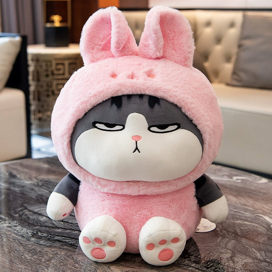 Authentic My Emperor Wanwan Sleeping Doll Turned into Panda Rabbit Doll Plush Toy Doll Long Live Cat Pillow Gift