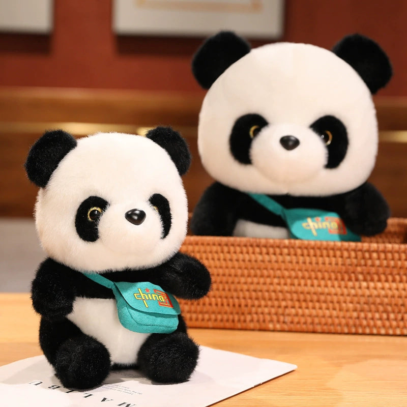 National Treasure Giant Panda Doll Plush Toys New Sichuan Tourist Souvenir Doll Lesser Panda Ragdoll