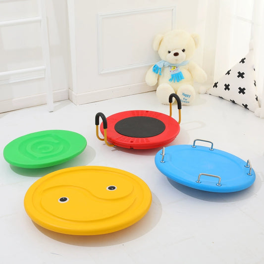 Hand-Held Rotating Plate Egg-Shaped Balance Disk Sensory Training Equipment Early Education Kindergarten Toys Home Taiji Plate Dish