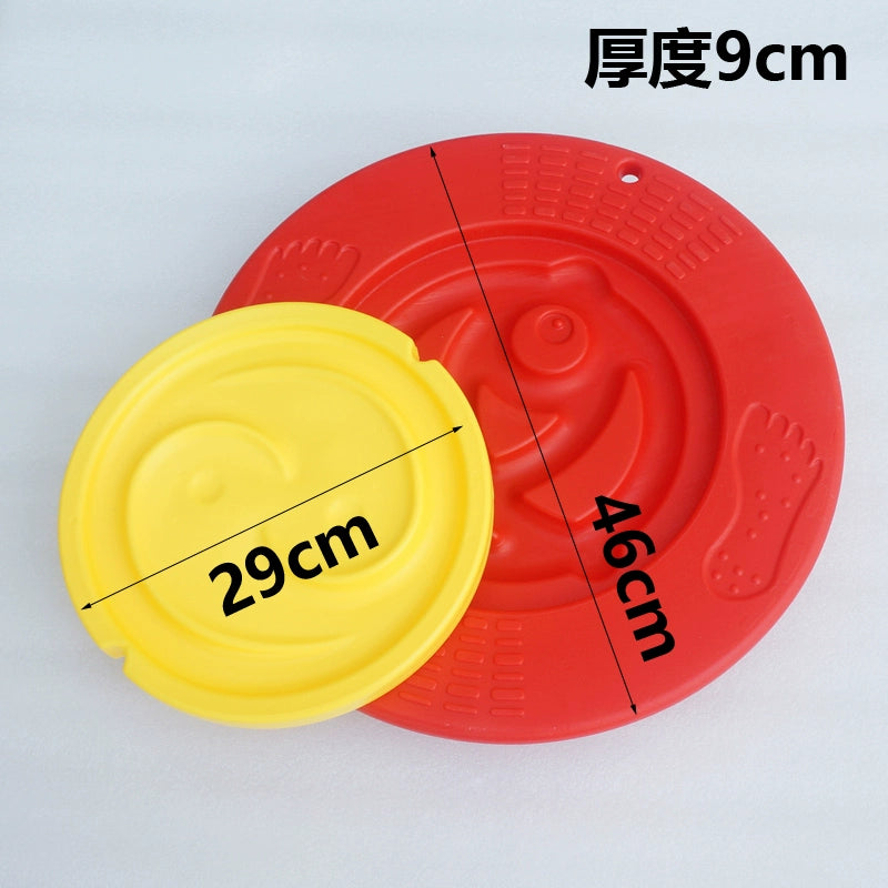 Hand-Held Rotating Plate Egg-Shaped Balance Disk Sensory Training Equipment Early Education Kindergarten Toys Home Taiji Plate Dish