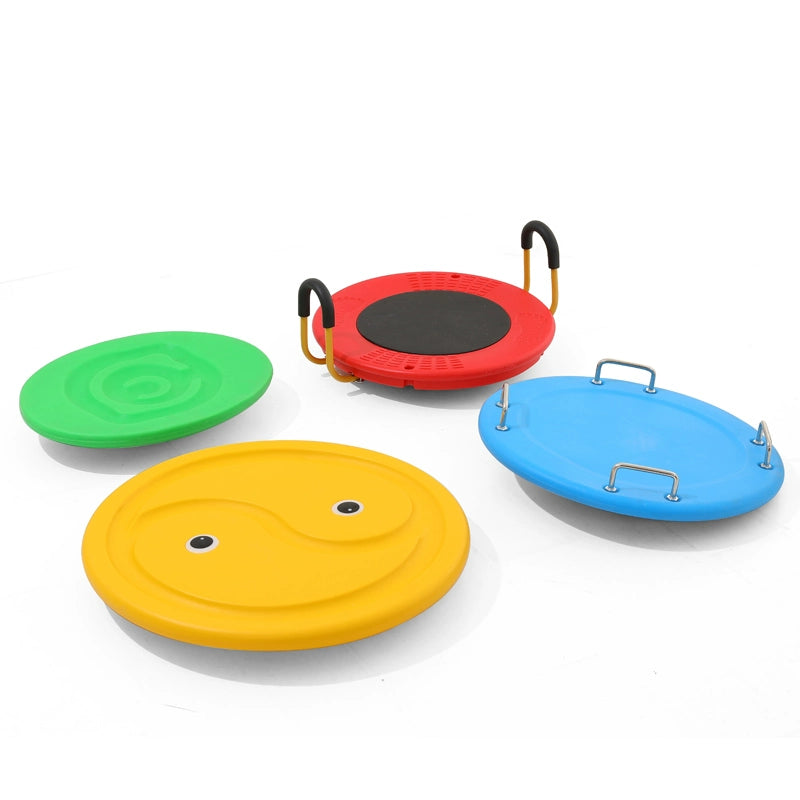 Hand-Held Rotating Plate Egg-Shaped Balance Disk Sensory Training Equipment Early Education Kindergarten Toys Home Taiji Plate Dish