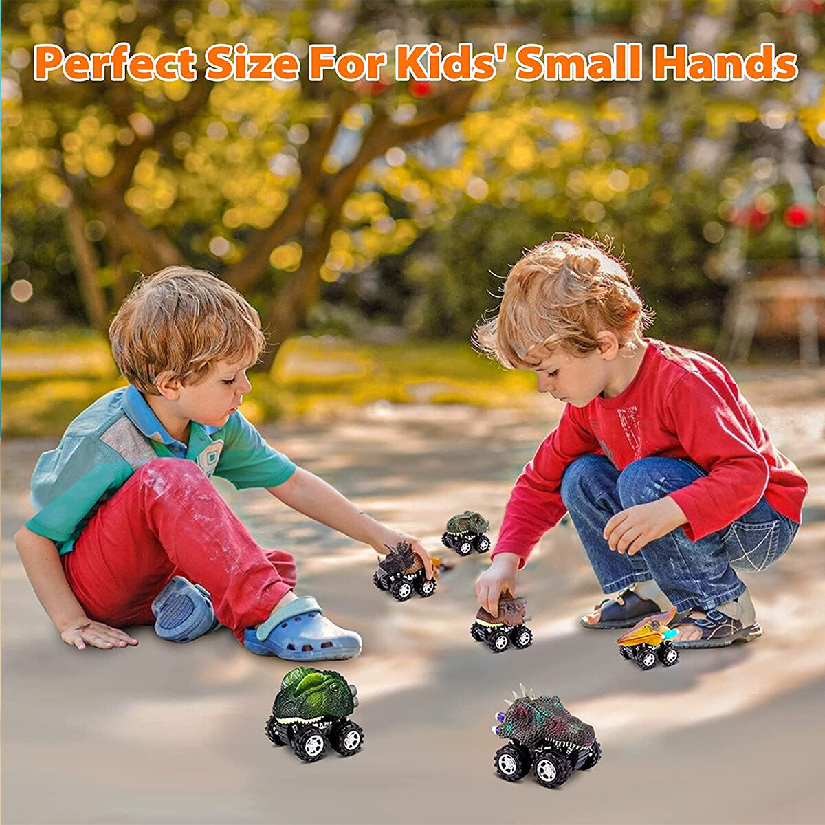 Simulation Dinosaur Model Toy Car Pull Back Dinosaur Car Toys