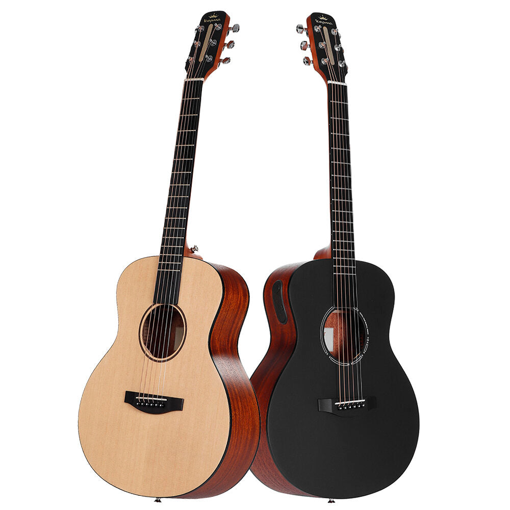 Poputar T1 36 Inch LED Smart Guitar Guitare App BT5.0 Spruce Mahogany Acoustic Guitar Guitarra Musical Instruments With Bag