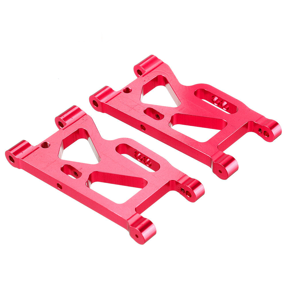 Wltoys 144001 1/14 Upgrade Metal RC Car Parts Swing Arm C Seat Connector Steering Cup Rear Wheel Seat Rod Gear Red