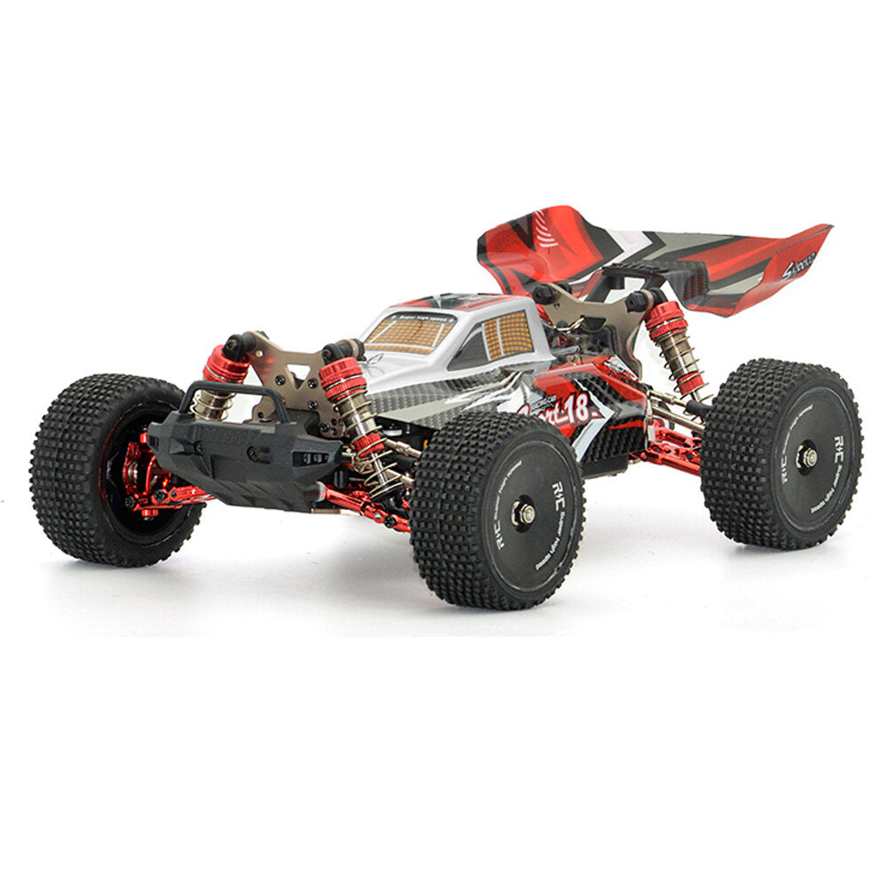 XLF F18 FLYHAL FC650 1/14 2.4G Brushless High Speed Alloy Racing RC Car Vehicle Models Two Battery Two Tires