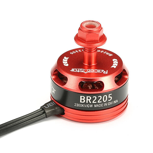 Racerstar Racing Edition 2205 BR2205 2300KV 2-4S Brushless Motor Red for 220 250 RC Drone FPV Racing