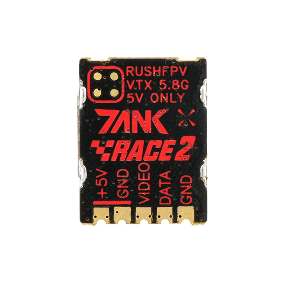 RUSH TANK RACE II 5.8Ghz 48CH PIT/25/100/200mW/MAX FPV Transmitter SmartAudio 20x15mm 1.7g For RC Racing Drone