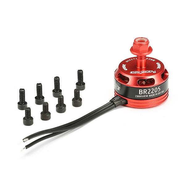 Racerstar Racing Edition 2205 BR2205 2300KV 2-4S Brushless Motor Red for 220 250 RC Drone FPV Racing