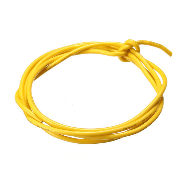 Yellow 1M 8/10/12/14/16/18/20/22/24/26/28/30 AWG Silicone Wire SR Wire