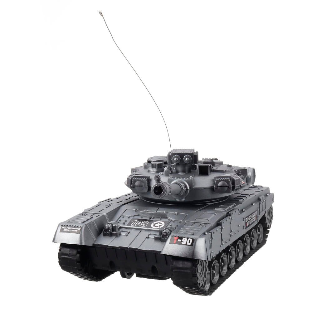 XJ13 4CH 2.4G RC Tank Car Vehicle With Music Light Children Toy