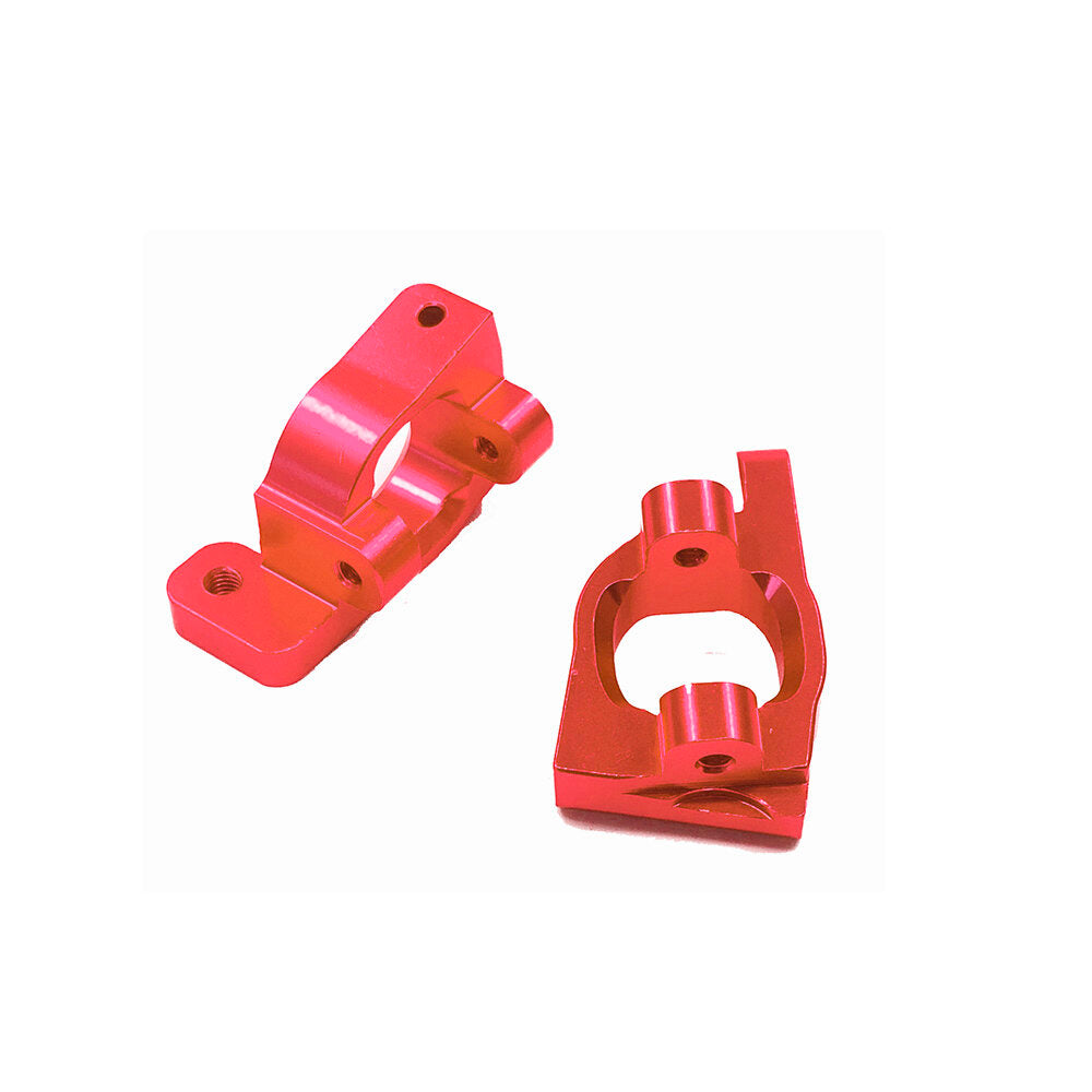 Wltoys 144001 1/14 Upgrade Metal RC Car Parts Swing Arm C Seat Connector Steering Cup Rear Wheel Seat Rod Gear Red