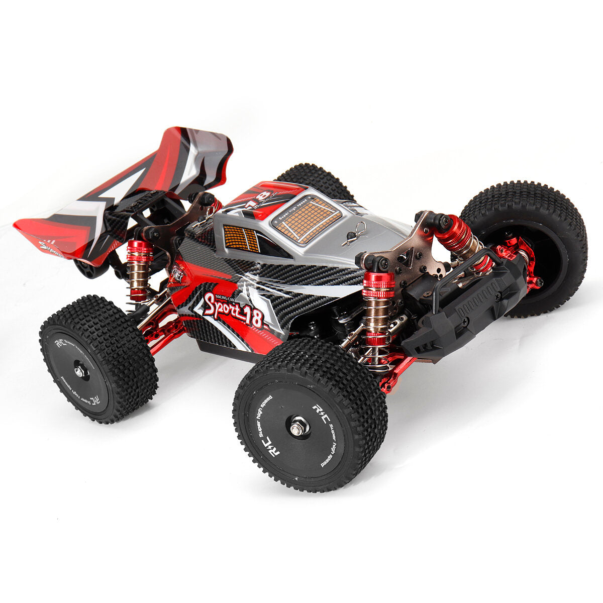 XLF F18 FLYHAL FC650 1/14 2.4G Brushless High Speed Alloy Racing RC Car Vehicle Models Two Battery Two Tires