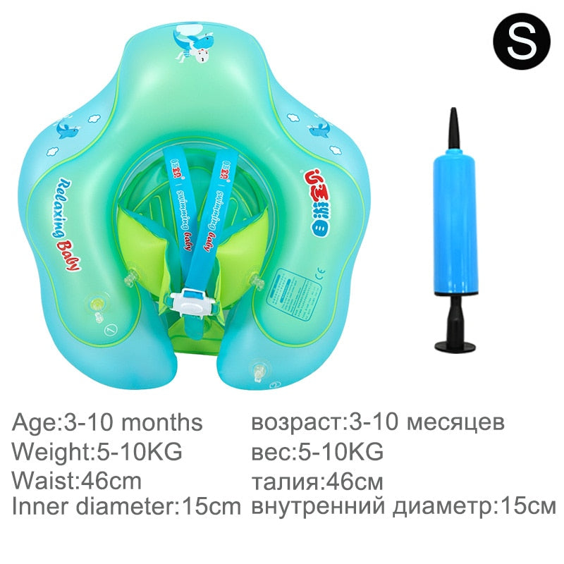 Kids Solid Inflatable Float Baby Swimming Ring Neck Infant Armpit Floating for Kids Floats Child Swim Seat Accessories Children