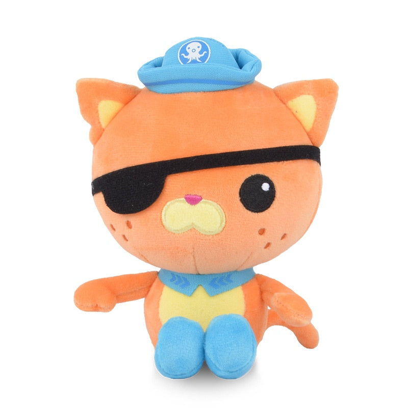 Original 13cm/19cm Octonauts Plush Toys Barnacles Peso Kwazii Tweak Animal Stuffed Party Birthday Gift Kid Christmas Girl Toy