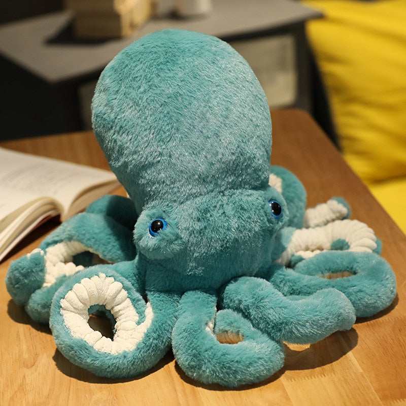 Simulation Octopus Plush Peluches Grandes Animal Crossing Toys Filled Stuffed Animals Pillow Home Decoration Juguetes Para Niños