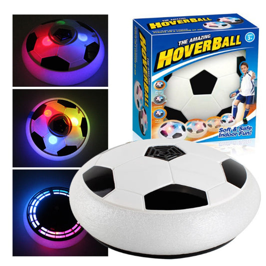 Hover Soccer Ball Boy Toys Air Soccer Indoor Floating Soccer Ball with LED Light and Upgraded Foam Bumper Birthday Gifts for Kid