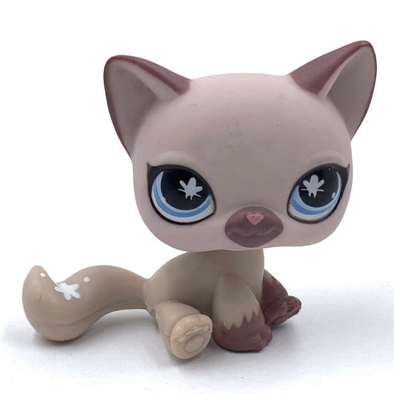 LPS CAT Rare Littlest pet shop Toys Stands Short Hair Kitten Dog Dachshund Collie Spaniel Great Dane Original Bobble head toys