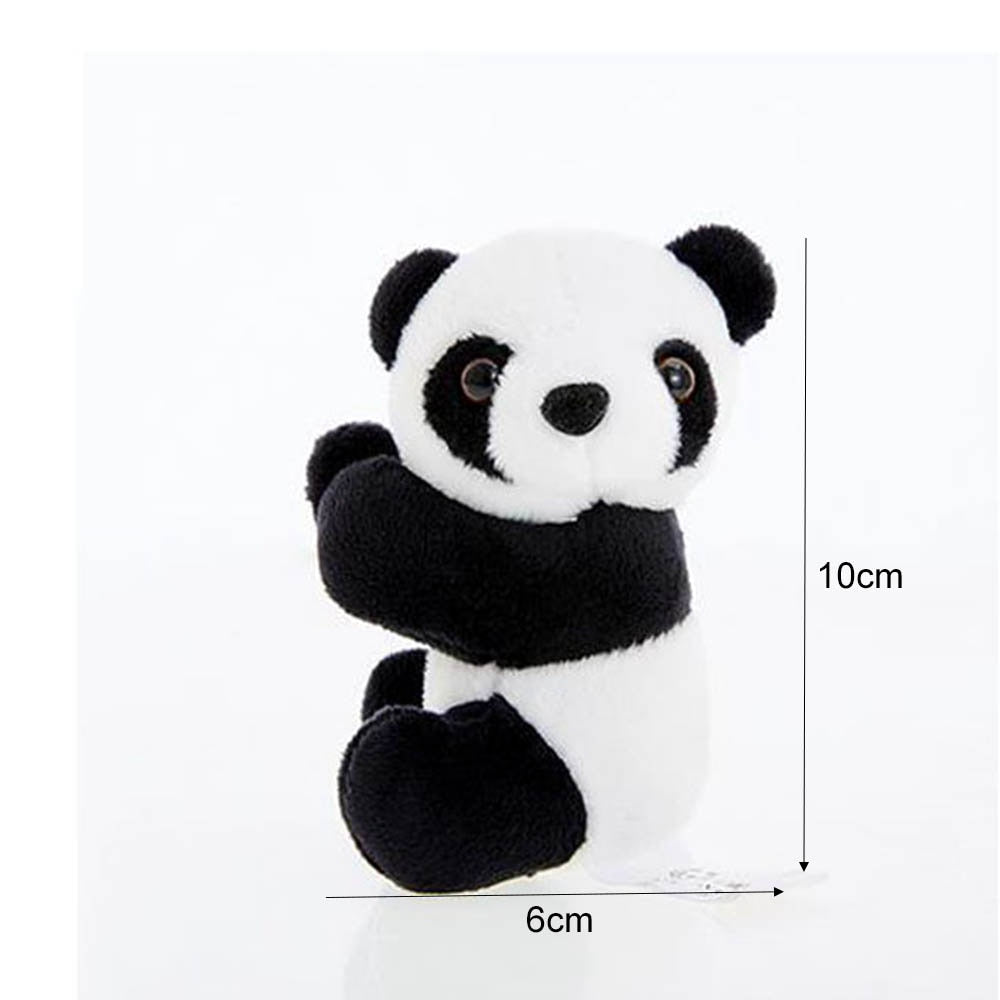 1 Pcs Creative Plush Panda Clip Hug Small Stuffed Animal Doll Toy Curtain Clip Bookmark Notes Souvenir Toys For Children