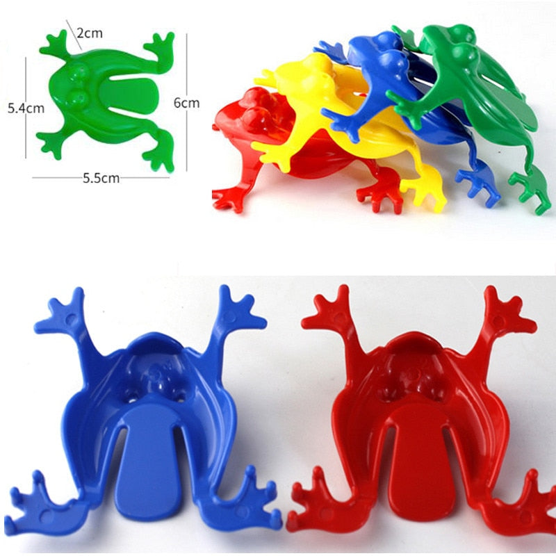 5/10 Pcs Jumping Frog Bounce Fidget Toys For Kids Novelty Assorted  Stress Reliever Toys For Children Birthday Gift Party Favor