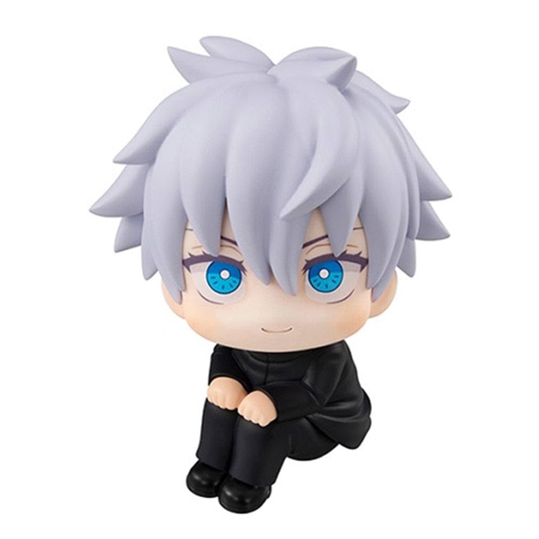 Anime Jujutsu Kaisen Figurine Cute Gojo Satoru Itadori Yuji Look Up PVC Anime Action Figure