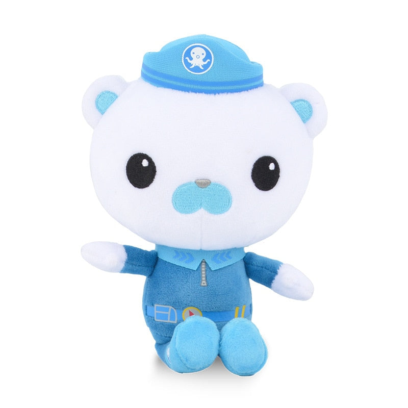 Original 13cm/19cm Octonauts Plush Toys Barnacles Peso Kwazii Tweak Animal Stuffed Party Birthday Gift Kid Christmas Girl Toy