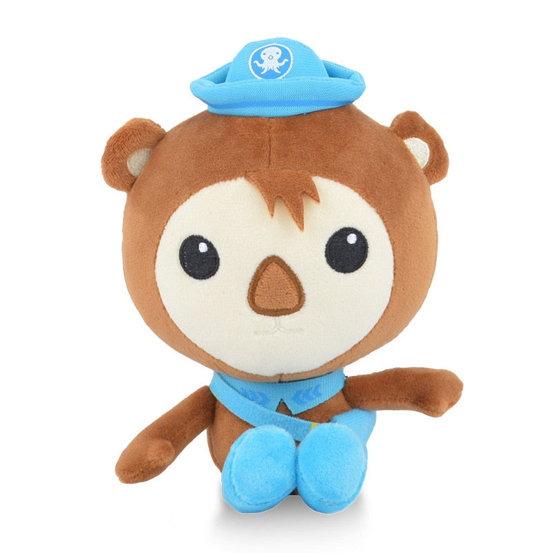 Original 13cm/19cm Octonauts Plush Toys Barnacles Peso Kwazii Tweak Animal Stuffed Party Birthday Gift Kid Christmas Girl Toy