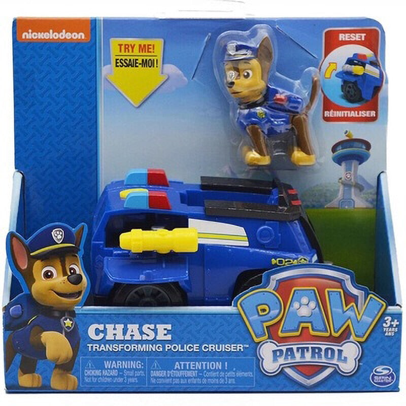 Genuine Paw Patrol Rescue Dog Puppy Set Toy Car Patrulla Canina Toys Action Figure Model Chase Skye Rubble Car For Children Gift