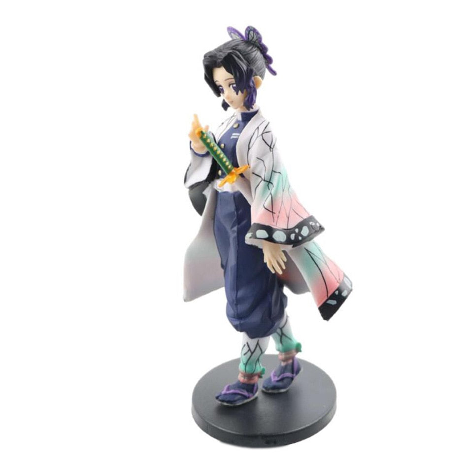 Anime Demon Slayer Figure Kamado Tanjirou Nezuko Action Figures PVC Model Toys Zenitsu Figurine Inosuke Kimetsu No Yaiba Figura