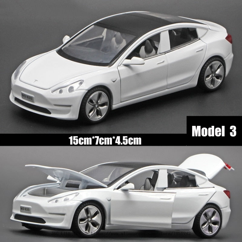 New 1:32 Tesla MODEL 3 Alloy Car Model Diecasts &amp; Toy Vehicles Toy Cars Free Shipping Kid Toys For Children Gifts Boy Toy