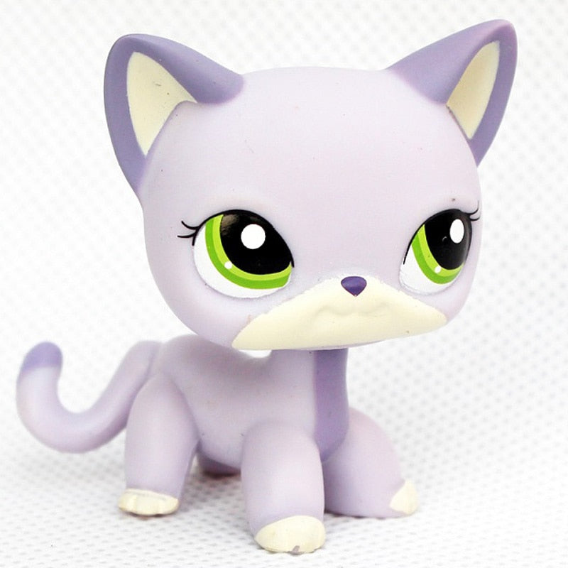 LPS CAT Rare Littlest pet shop Toys Stands Short Hair Kitten Dog Dachshund Collie Spaniel Great Dane Original Bobble head toys