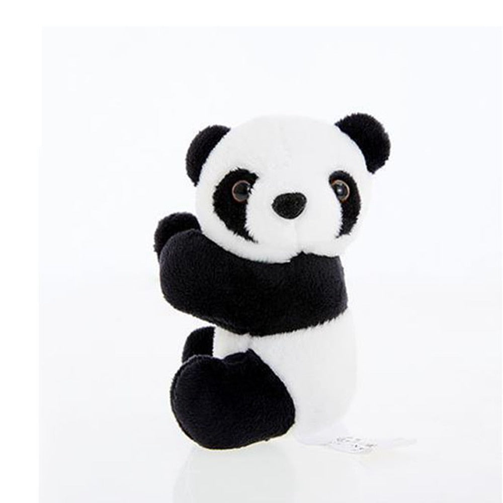 1 Pcs Creative Plush Panda Clip Hug Small Stuffed Animal Doll Toy Curtain Clip Bookmark Notes Souvenir Toys For Children