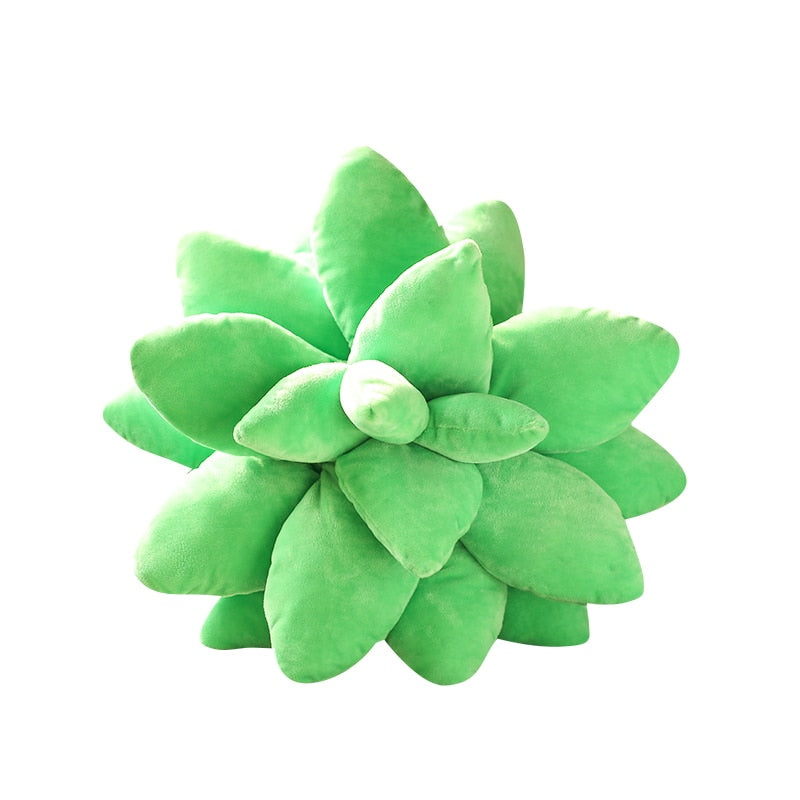 25/45cm Lifelike Succulent Plants Plush Stuffed Toys Soft Doll Creative Potted Flowers Pillow Chair Cushion for Girls Kids Gift