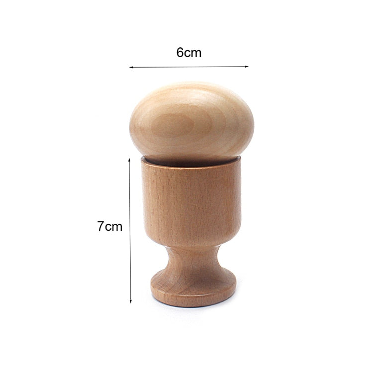 Montessori Newborn Infant Toys Wooden Object Fitting Exercise Hand Grasped Toy Egg Cup Cube Box Baby Bed Bell Rattle Vocal Gift