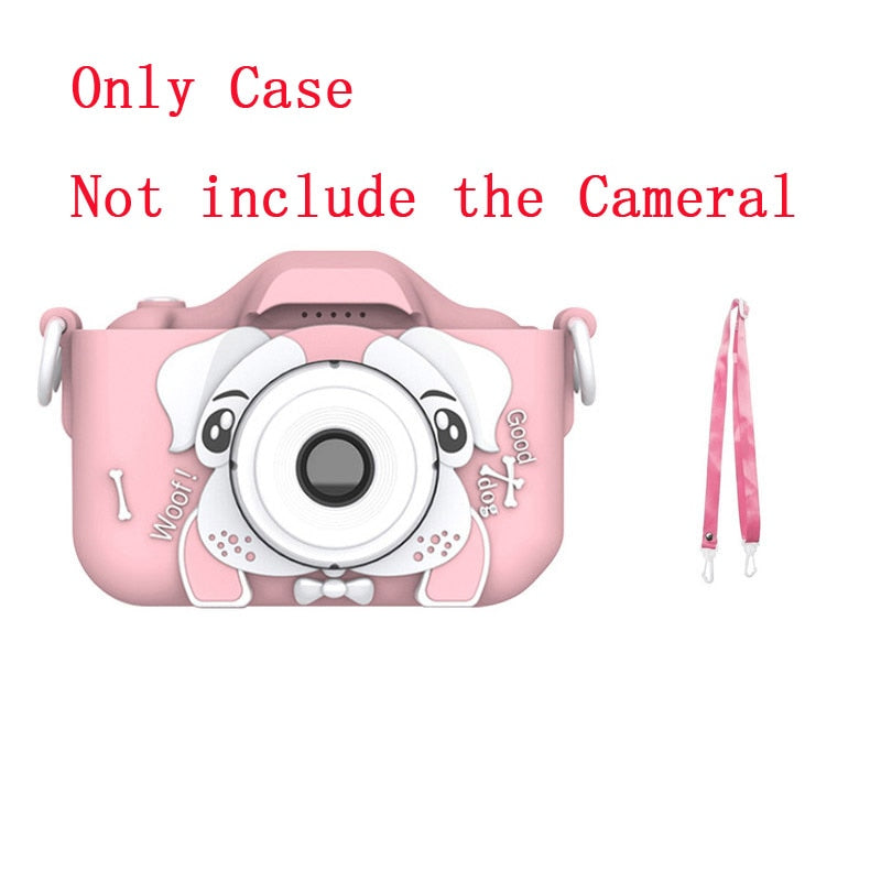 2 Inch HD 1080P Chargable Digital Mini Kids Camera Cartoon Cute Camera Toys Outdoor Photography Props for Child Birthday Gift