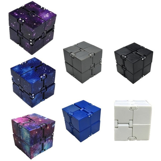 7 Color Creative Infinite Cube Infinity Cube Magic Stress Relief Cube Office Flip Cubic Puzzle Stop Stress Reliever Autism Toys