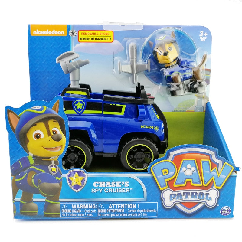 Paw Patrol Rescue Dog Puppy Set Toy Car Patrulla Canina Toys Action Figure Model Marshall Chase Rubble Vehicle Car Children Gift