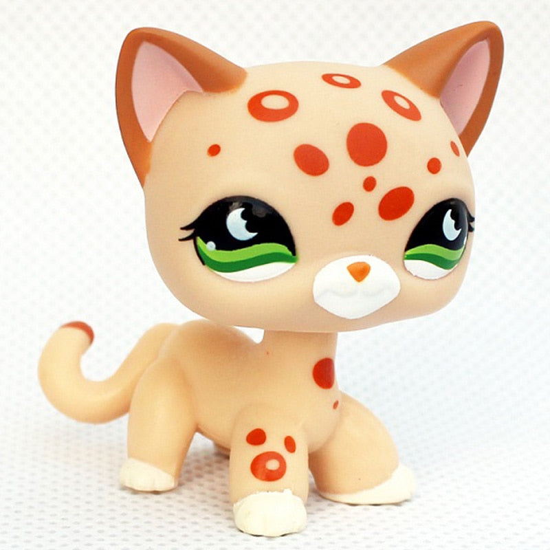 LPS CAT Rare Littlest pet shop Toys Stands Short Hair Kitten Dog Dachshund Collie Spaniel Great Dane Original Bobble head toys