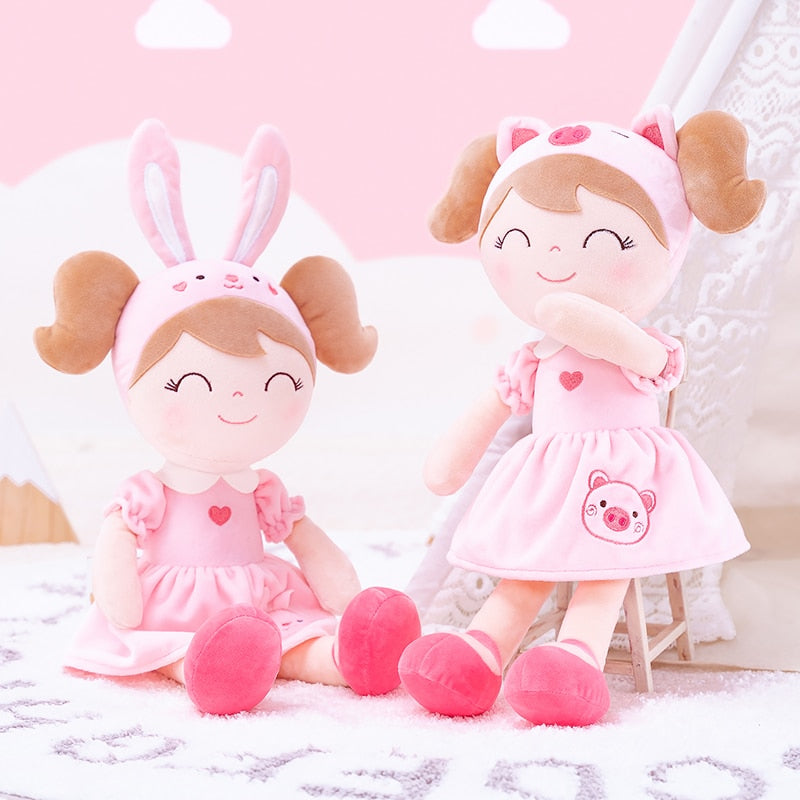 Gloveleya Stuffed Animal Dolls 2021 New Design Spring Girls Forest Animal Doll Soft Plush Toys Baby Girl&#39;s GIfts Kids Ragdoll