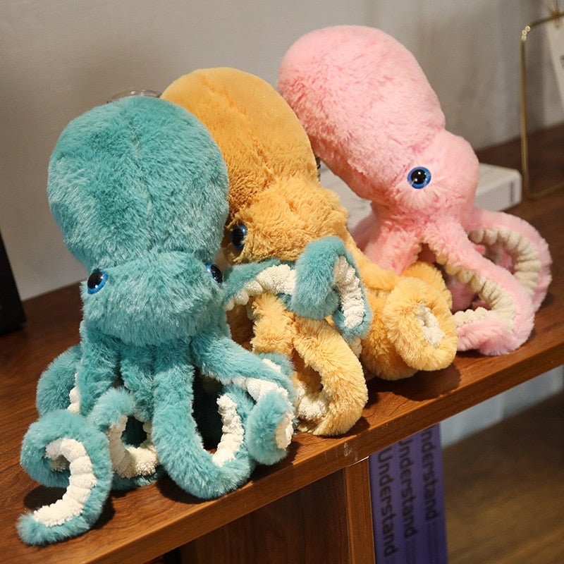 Simulation Octopus Plush Peluches Grandes Animal Crossing Toys Filled Stuffed Animals Pillow Home Decoration Juguetes Para Niños