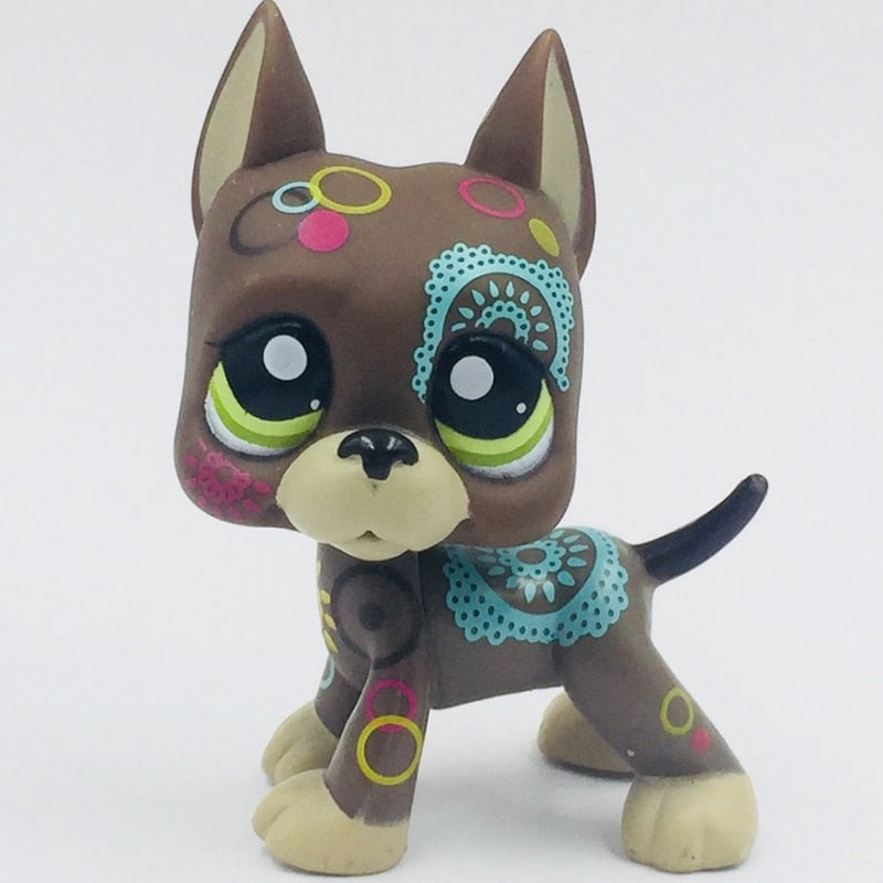 LPS CAT Rare Littlest pet shop Toys Stands Short Hair Kitten Dog Dachshund Collie Spaniel Great Dane Original Bobble head toys