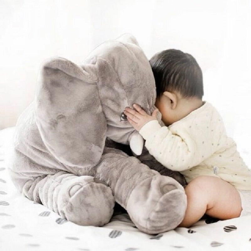 1pcs 40/60cm INS Elephant Soft Pillows Baby Sleeping Pillow Stuffed Elephant Comforter Plush Animal Cushion Best Gift For Kids